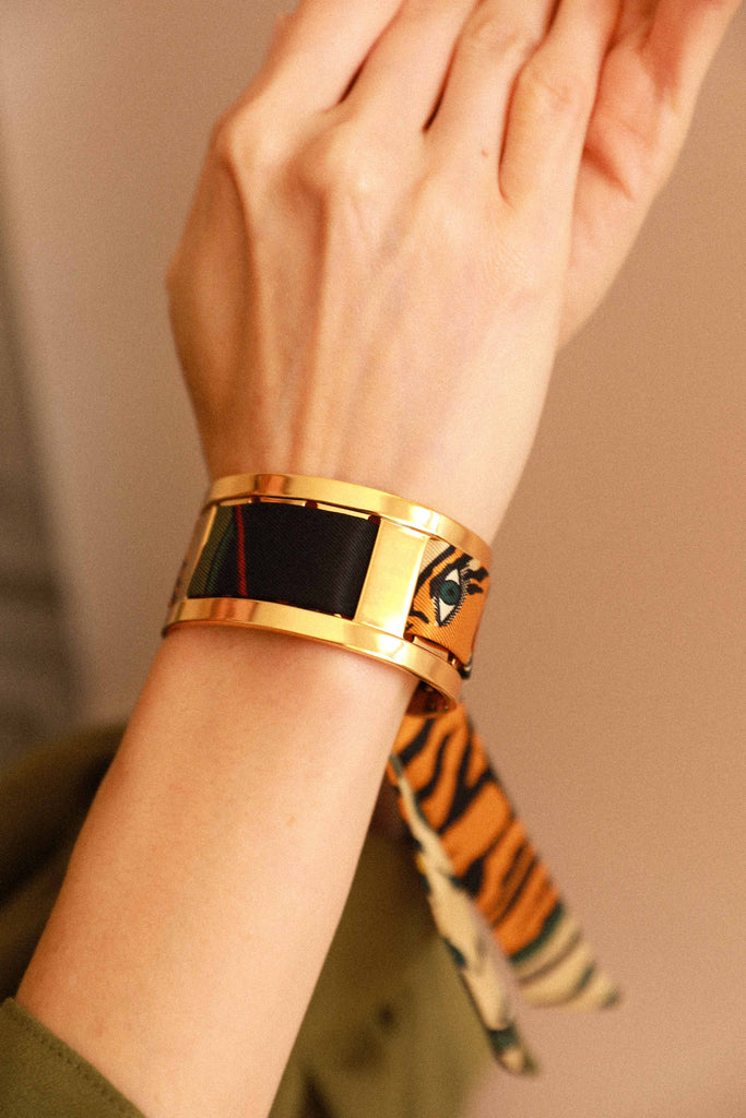 Silk Ribbon Tigres